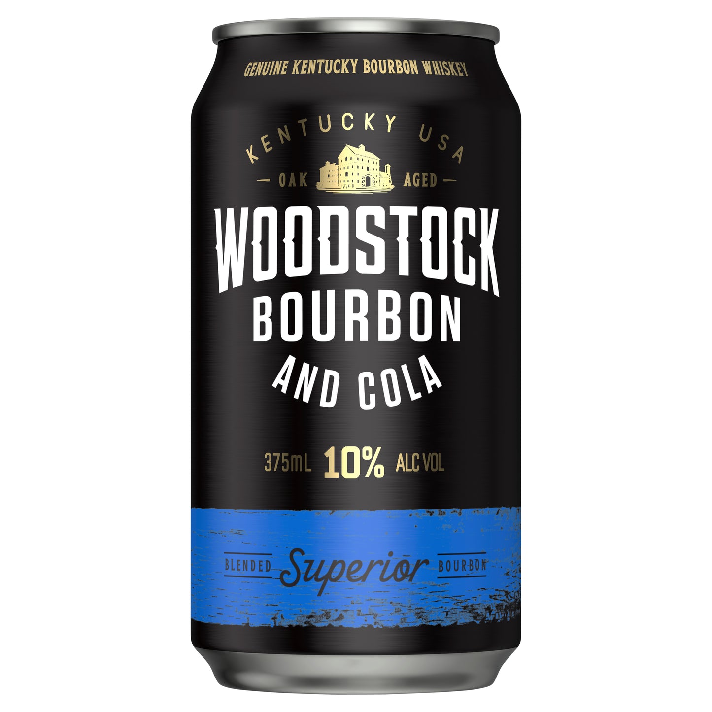 Woodstock & Cola 10% Can 200ml 1/4pk