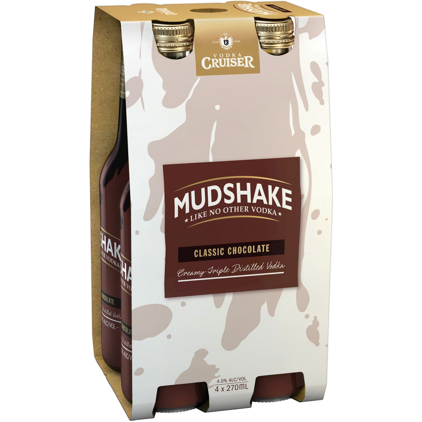 Vodka Cruiser Mudshake Choc 4.6% 275ml Bottle