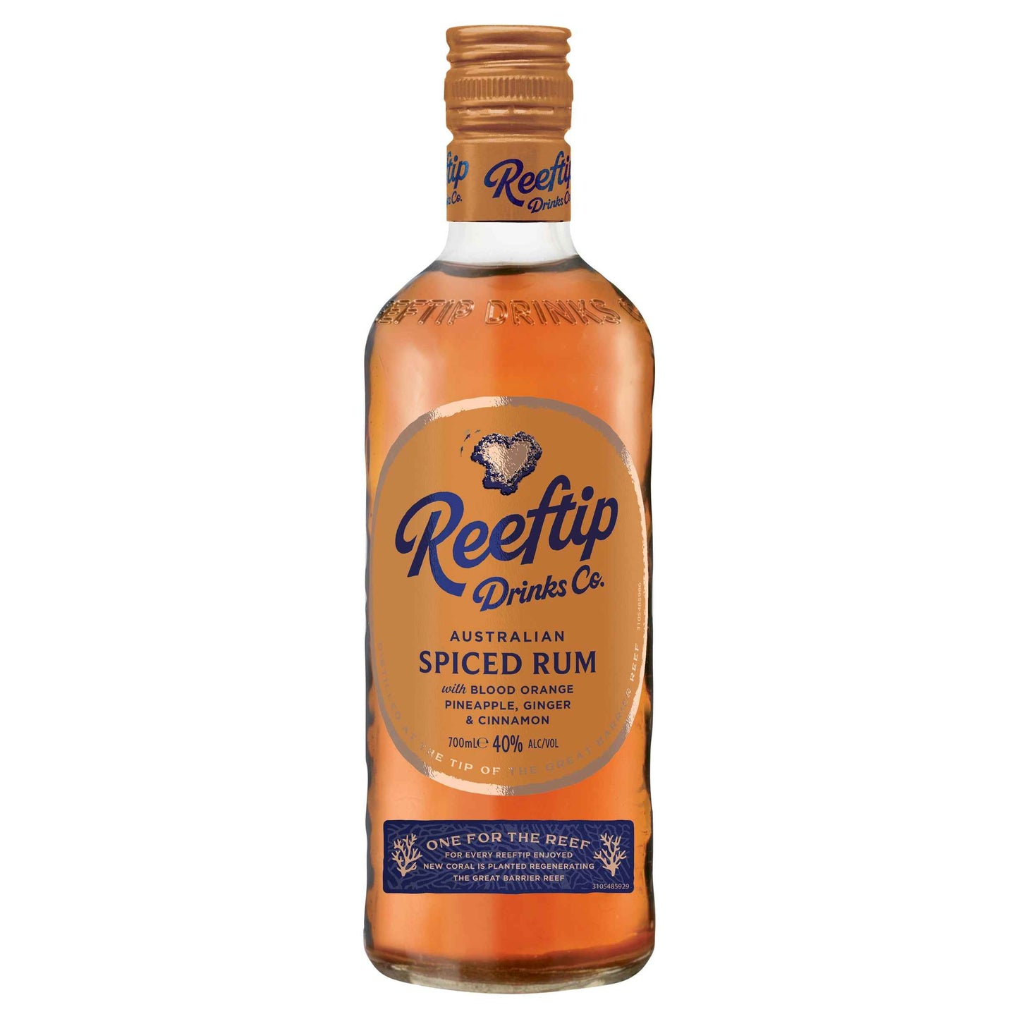 Rebellion Bay Spiced Rum 40% 700ml Bottle