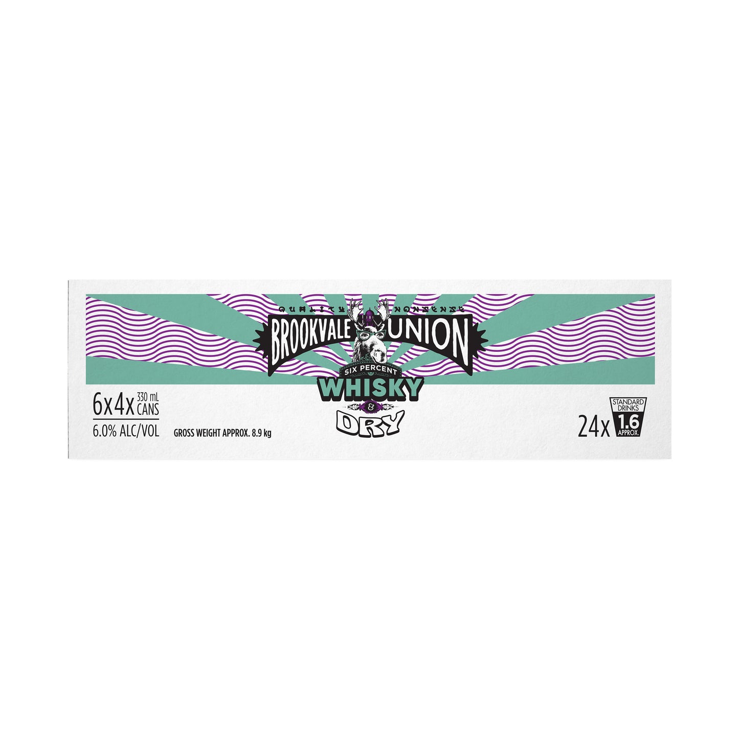 BV Union Whisky & Dry 6% 375ml Can