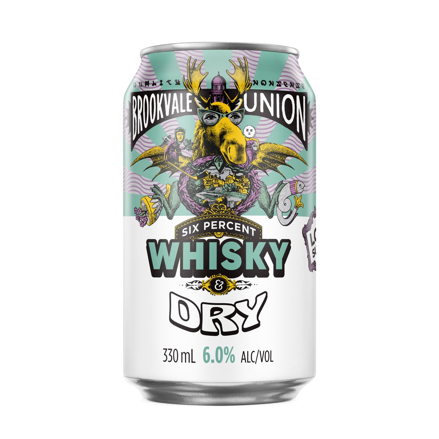 BV Union Vodka Tropical Punch 6% Can 330ml 1/4pk