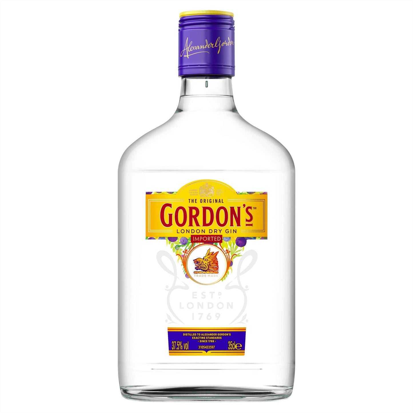Gordon's London Dry Gin 37.5% 700ml Bottle