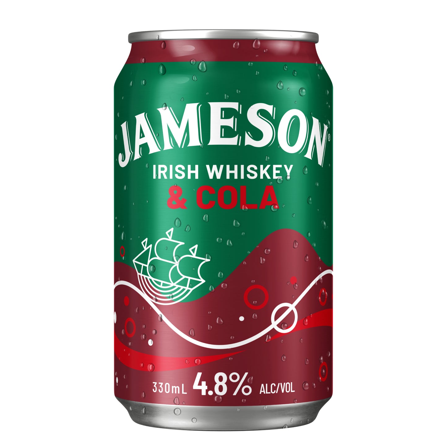 Jameson Dry & Lime 6.3% 375ml Can 10 Pack