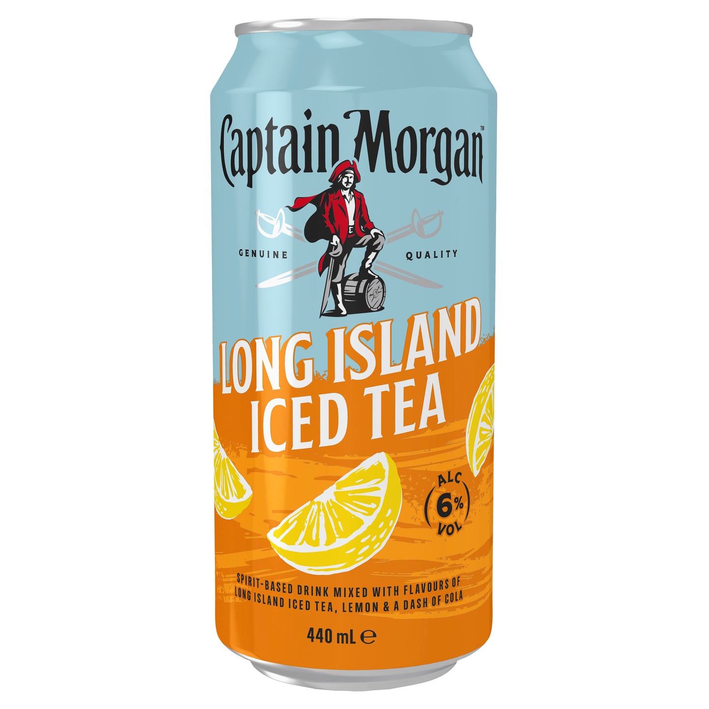 Captain Morgan & Cola 6% 375ml Can 10 Pack