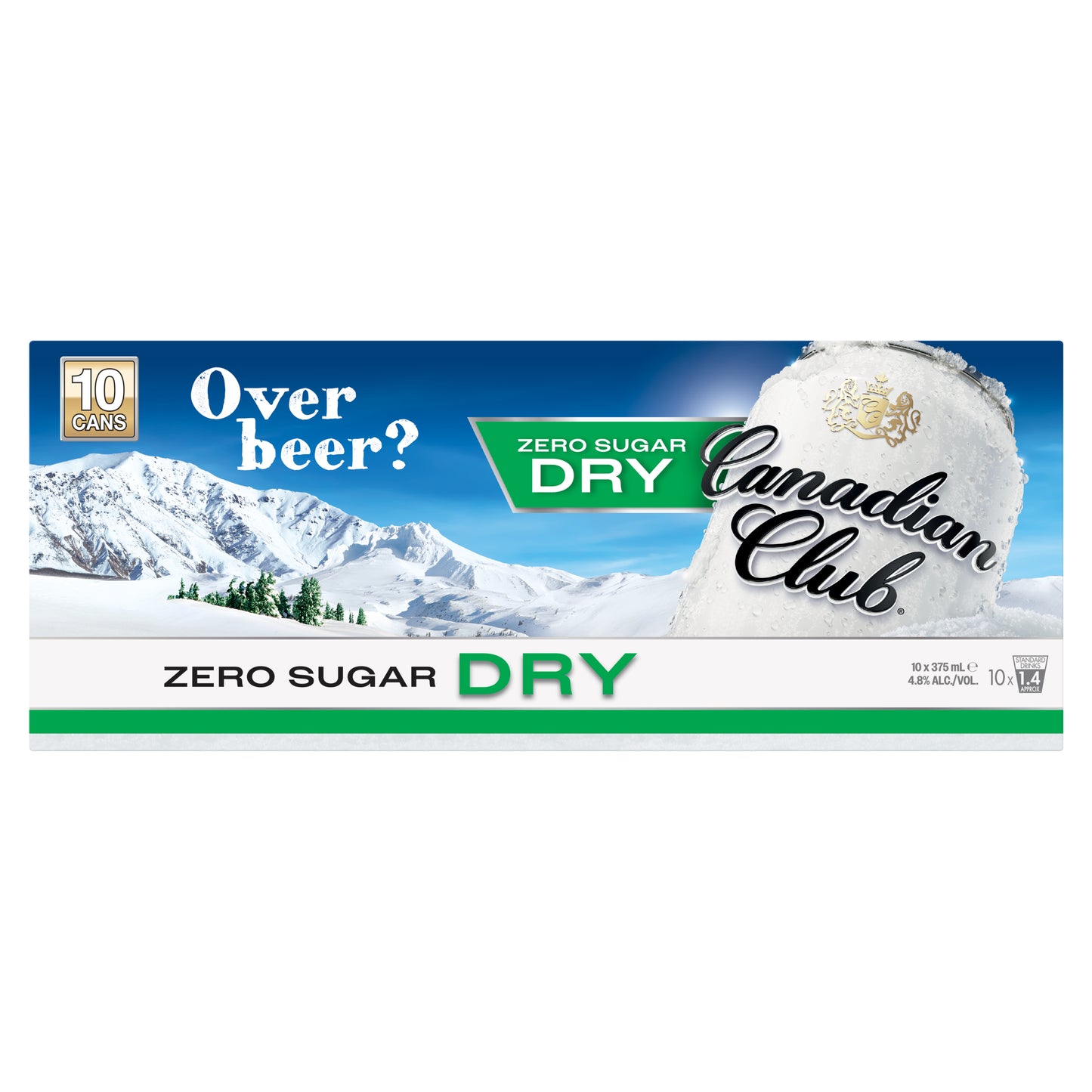 Club & Dry Zero 4.8% 375ml Can