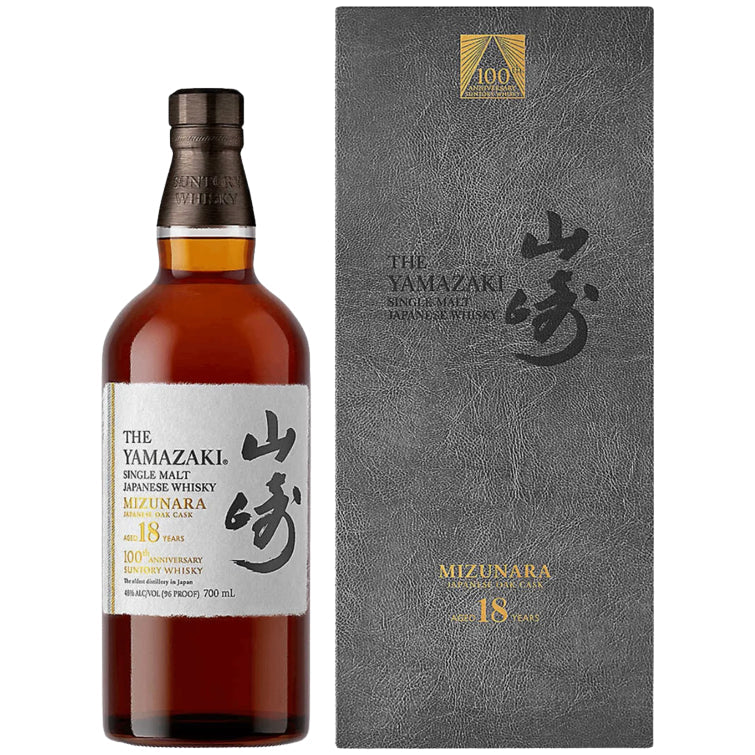 Yamazaki 18 Year Old Mizunara 100th Anniversary Edition Single Malt Japanese Whisky 48% 700ml