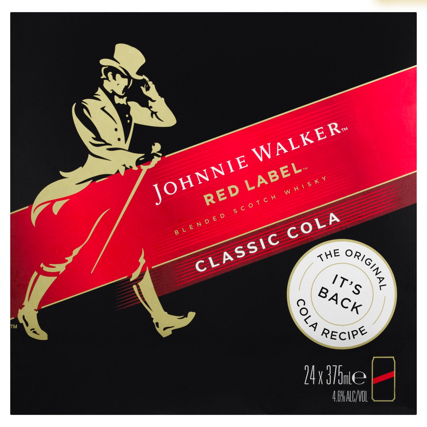Johnnie Walker & Cola 9% 250ml Can