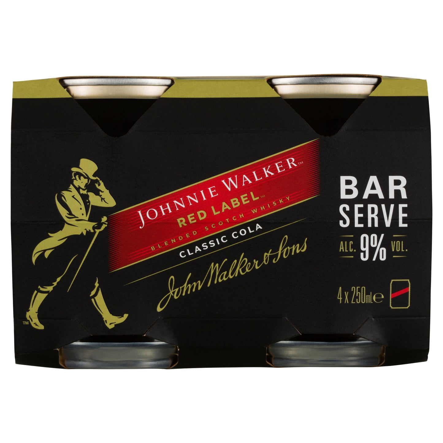 Johnnie Walker & Cola 9% 250ml Can