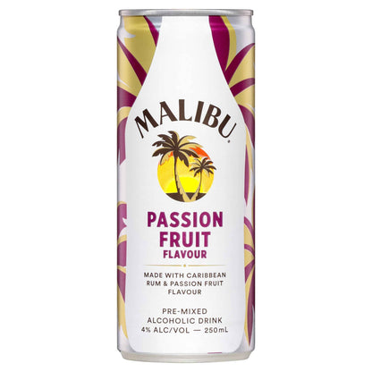 Malibu Passionfruit Cocktail 5% 250ml Can