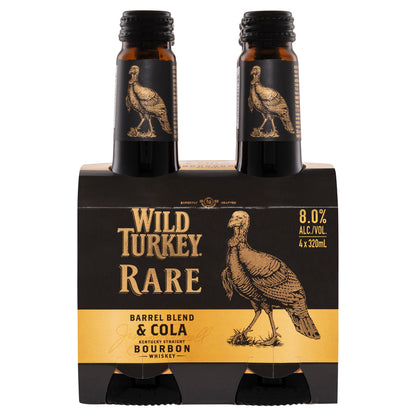 Wild Turkey Rare & Cola 8% 320ml Bottle