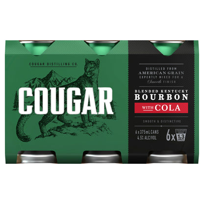 Cougar & Cola 4.5% 375ml Can