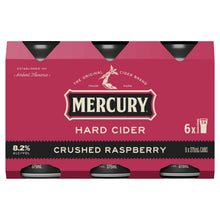 Mercury Hard Cider Raspberry 8.2% 375ml Can