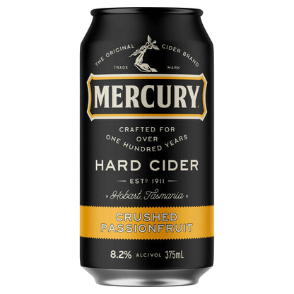 Mercury Hard Cider Blackcurrant 8.2% 375ml Can
