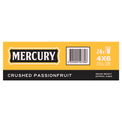 Mercury Hard Cider Passionfruit 8.2% 375ml Can