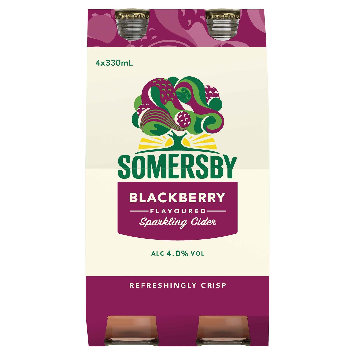 Somersby Apple Blackcurrant Cider 4% 330ml Bottle