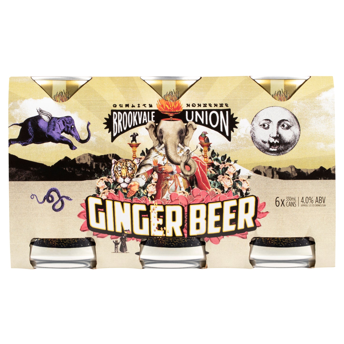 BV Union Ginger Beer 4% 330ml Can