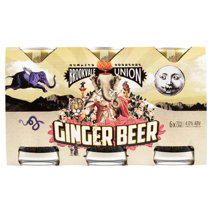 BV Union Ginger Beer 4% 330ml Can