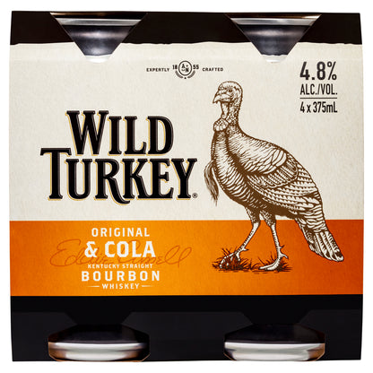W/Turkey & Cola 4.8% Can 375ml 1/4pk