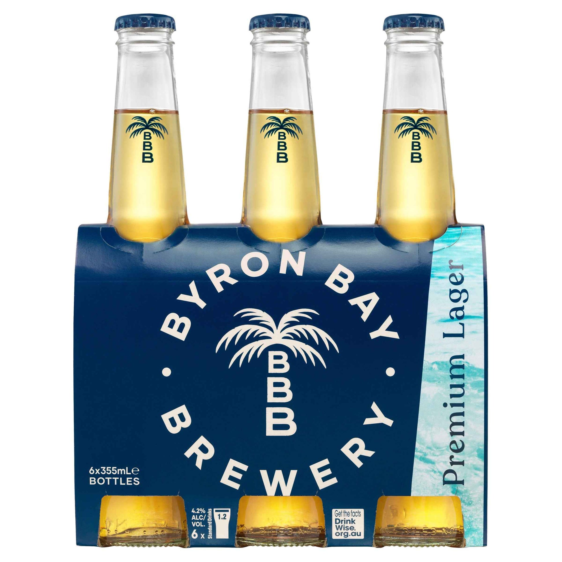 Byron Bay Premium Lager 4.5% 375ml Can