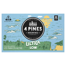4 Pines Ultra Low Beer 0.9% 330ml Bottle