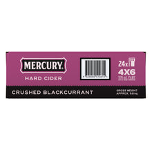 Mercury Hard Cider Blackcurrant 8.2% 375ml Can