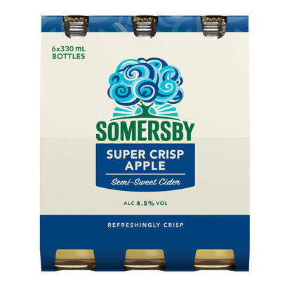 Somersby Super Crisp Apple Cider 4.5% 330ml Bottle