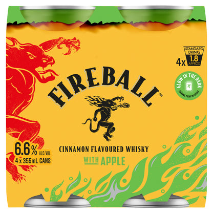 Fireball & Apple 355ml Can