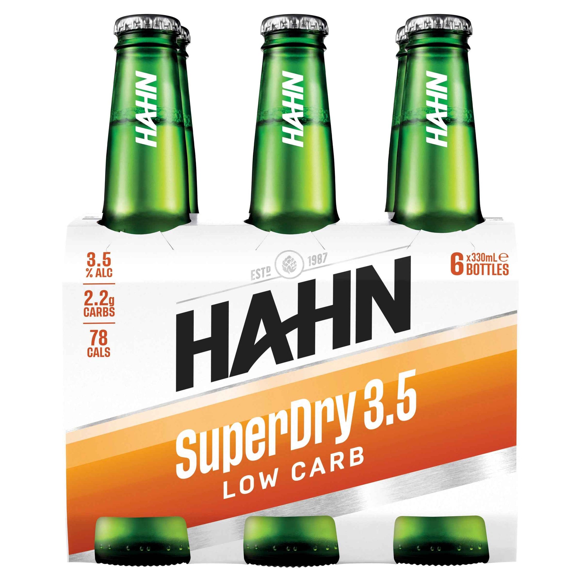Hahn Super Dry Mid 3.5% 330ml Bottle