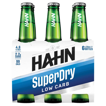 Hahn Super Dry 4.6% 330ml Bottle