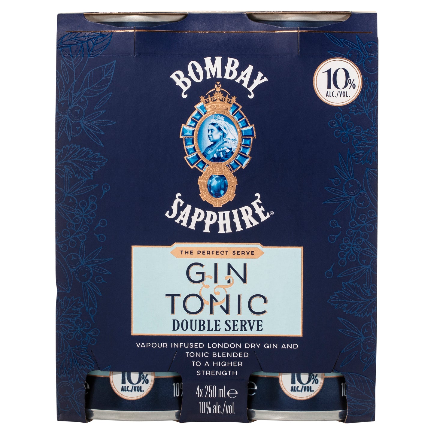 Bombay Sapphire G&T 10% 250ml Can