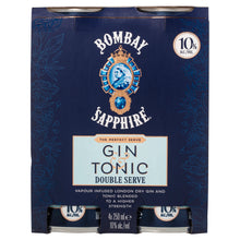 Bombay Sapphire G&T 10% 250ml Can