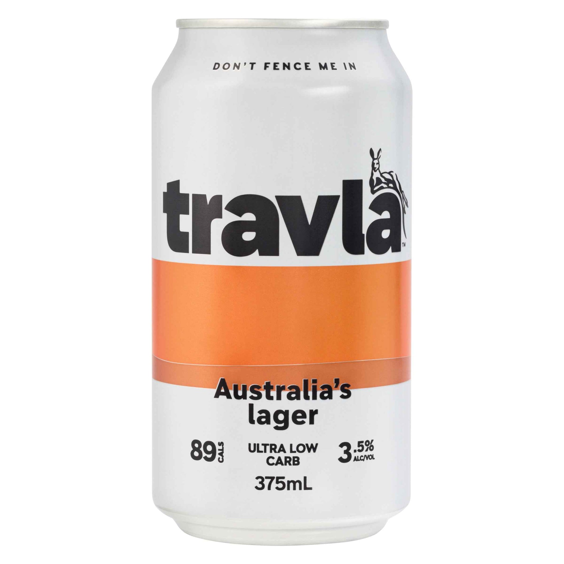 Travla Low Carb Lager 4.2% 375ml Can