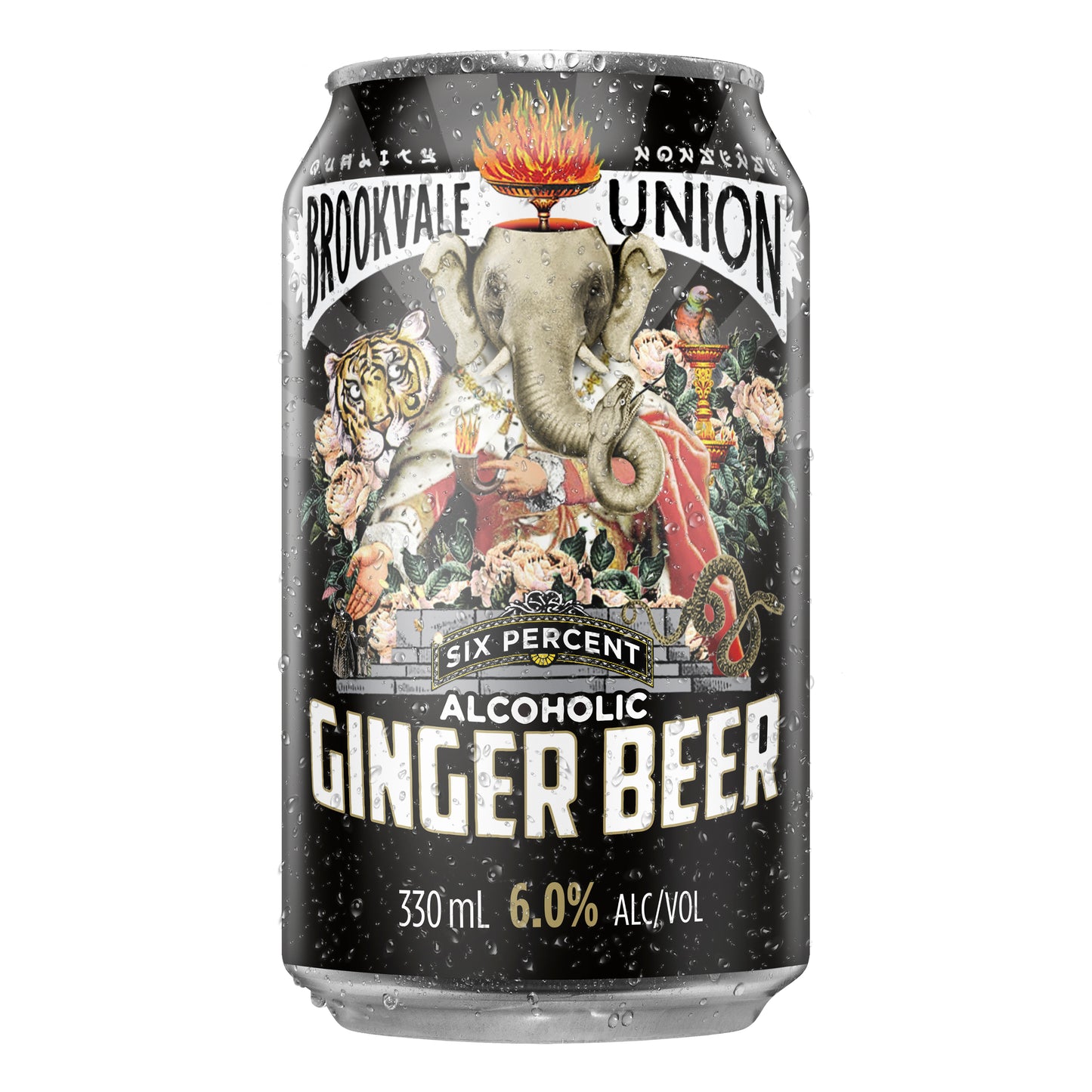 BV Union Ginger Beer 4% Can 330ml 10/30pk