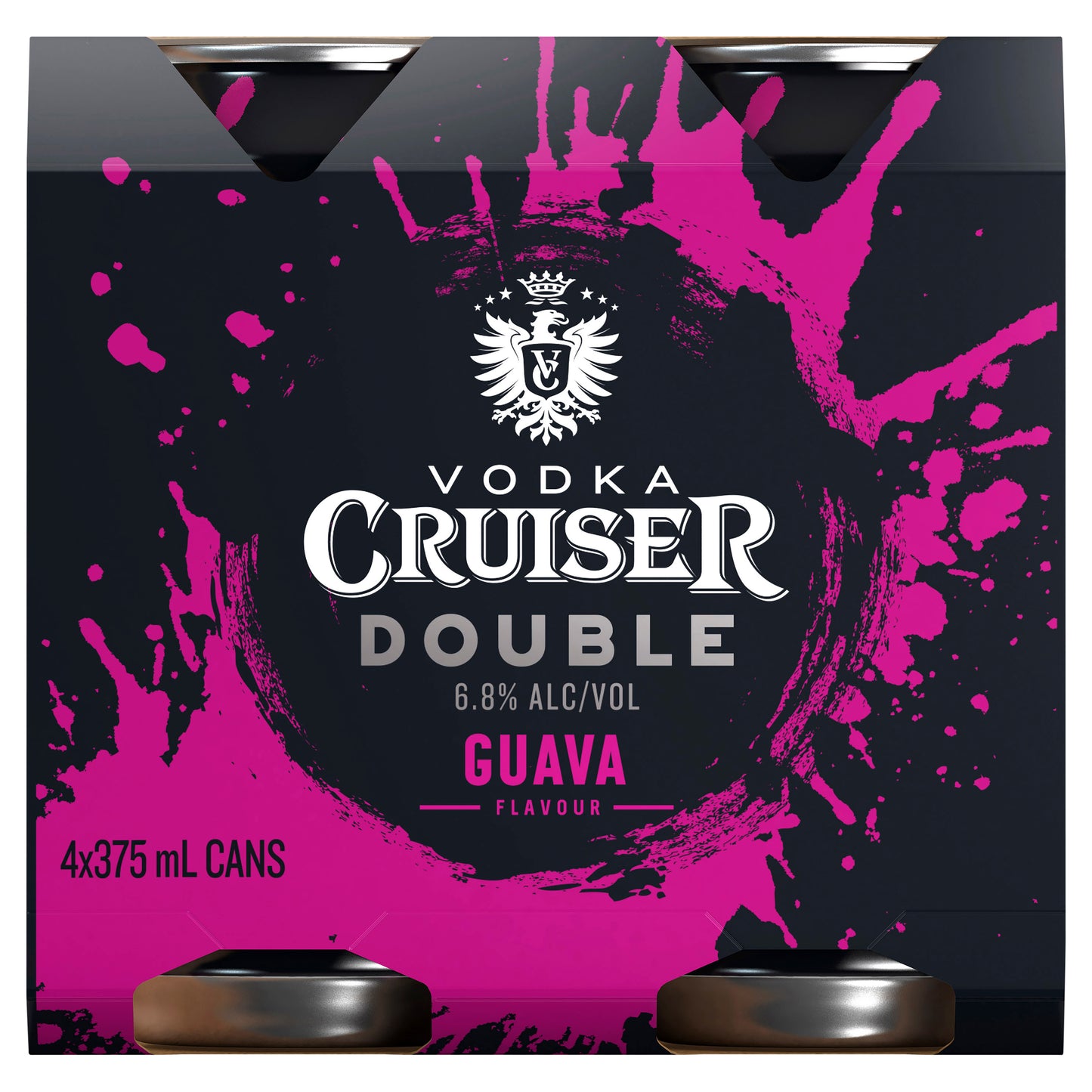 Vodka Cruiser DBL Guava 6.8% 375ml Can