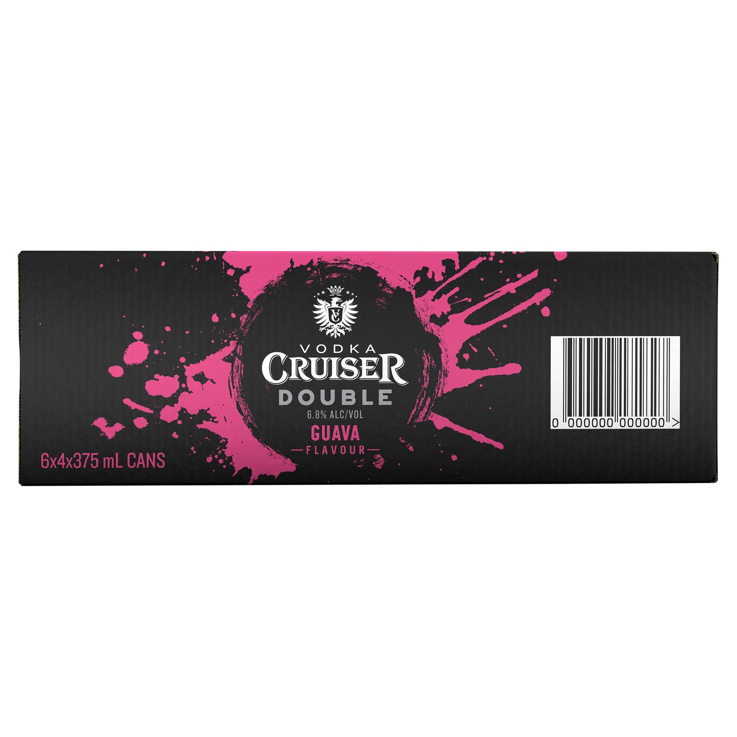 Vodka Cruiser DBL Guava 6.8% 375ml Can