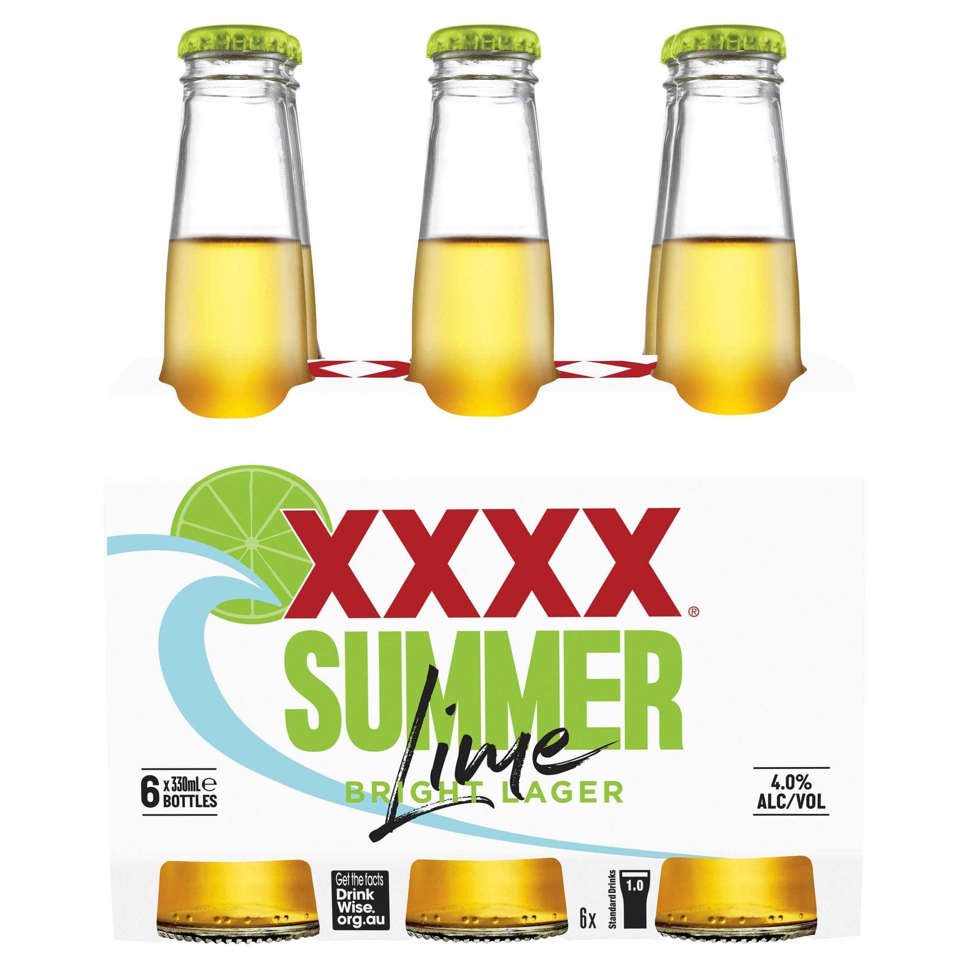 XXXX Summer With Lime 3.5% 330ml Bottle