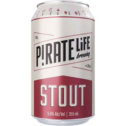 Pirate Life Rice Lager 4.5% 375ml Can