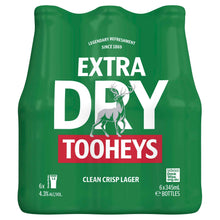 Tooheys Extra Dry 4.3% 345ml Bottle
