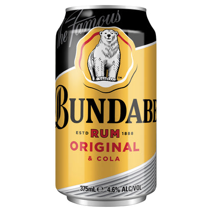Bundaberg Rum & Cola 4.6% 440ml Can