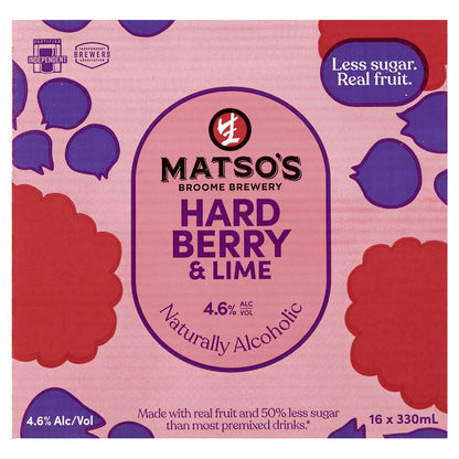 Matso's Hard Berry 330ml Can