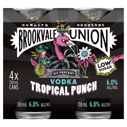 BV Union Vodka Tropical Punch 6% 330ml Can