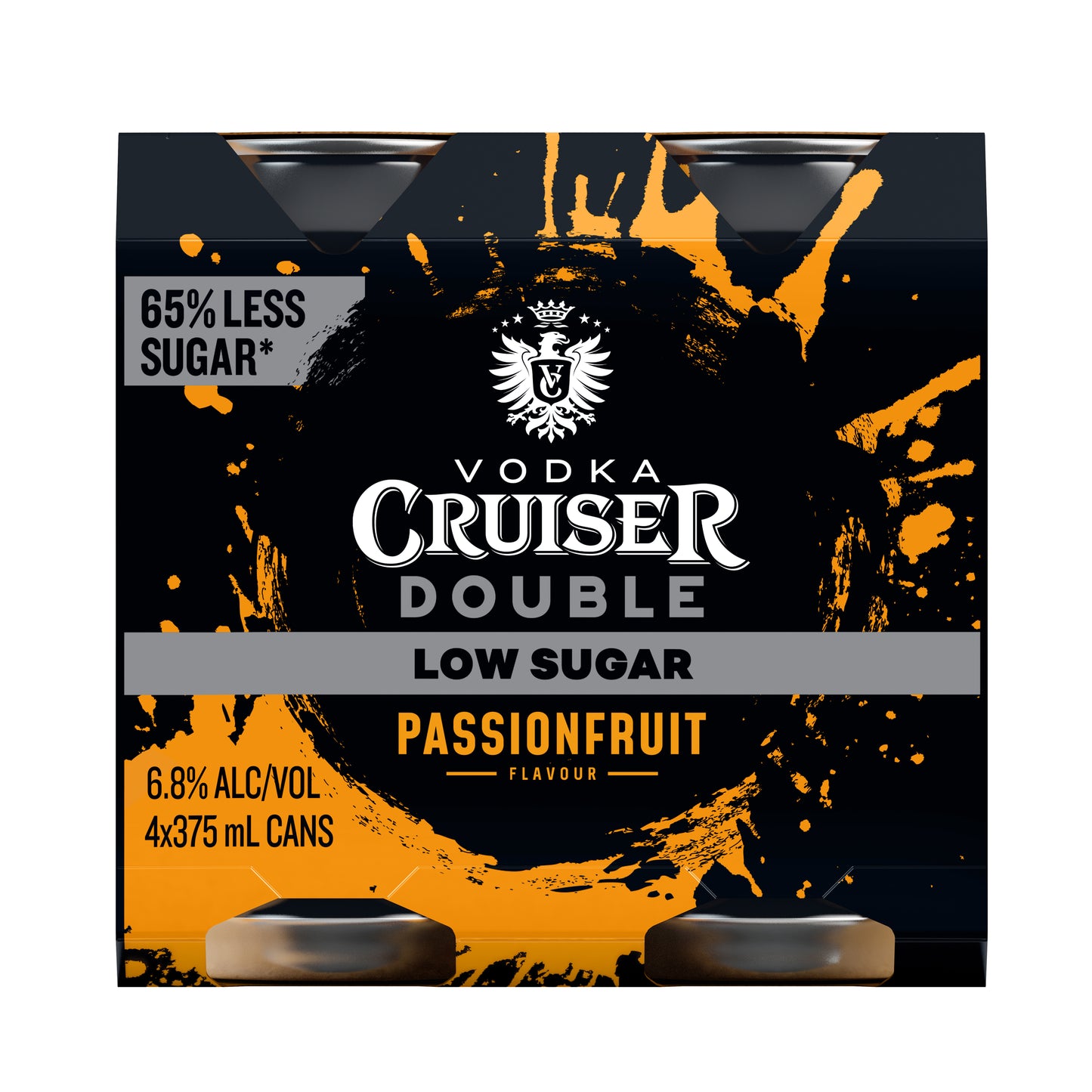 Vodka Cruiser DBL L/Sugar P/Fruit 6.8% 375ml Can