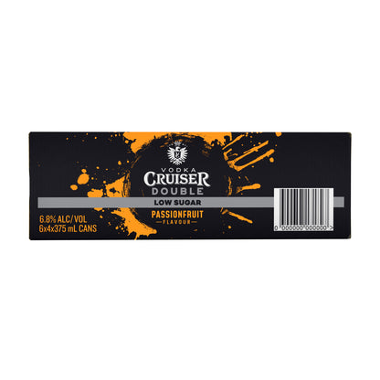 Vodka Cruiser DBL L/Sugar P/Fruit 6.8% 375ml Can