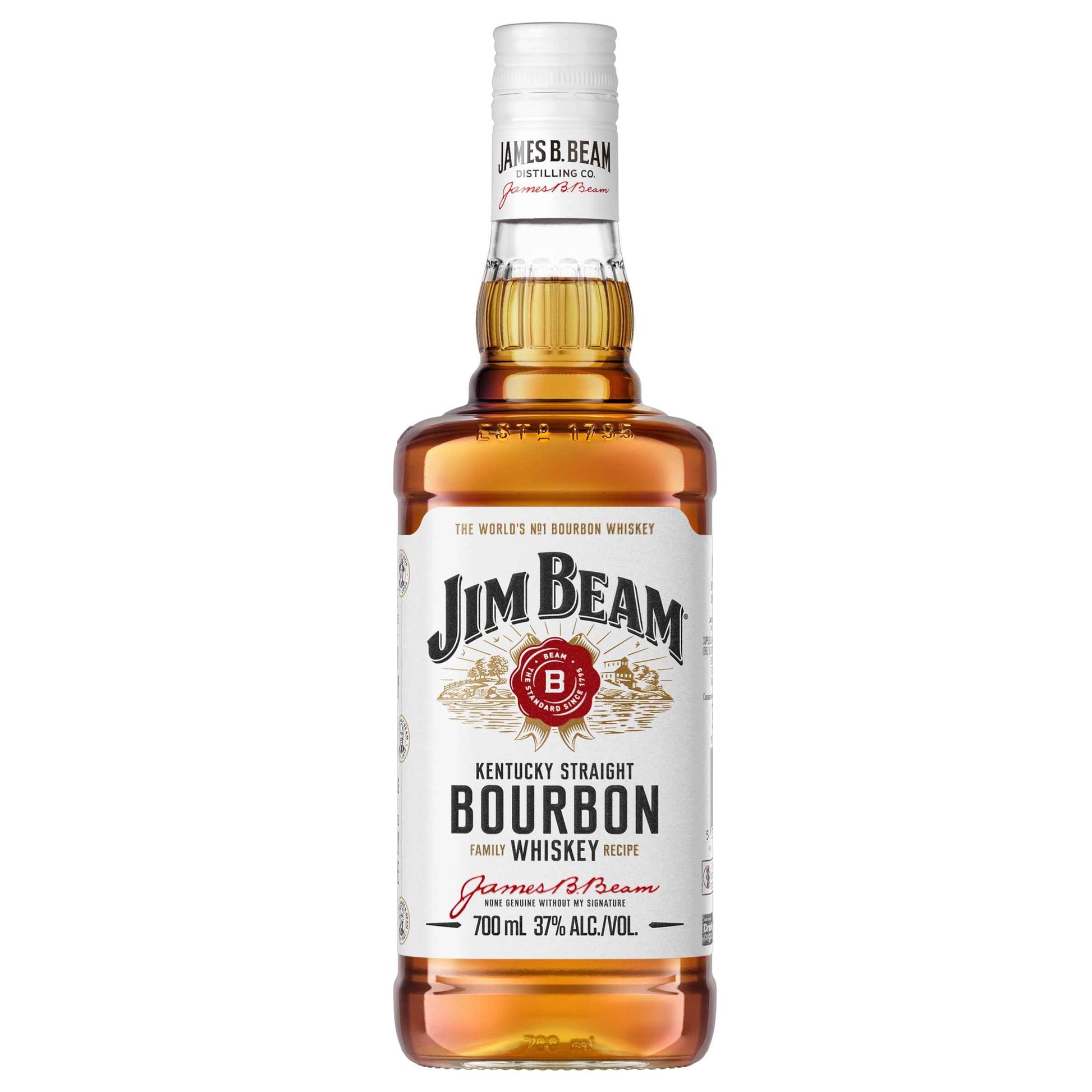 Jim Beam White Label Bourbon 40% 200ml Bottle