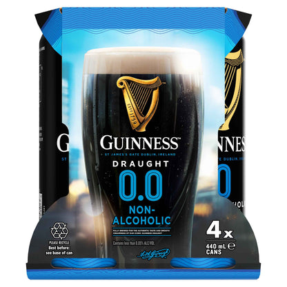 Guinness 0.0 Non-Alcoholic Stout 0% 440ml Can