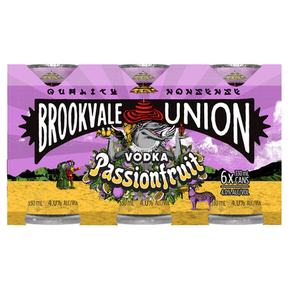 BV Union Vodka Passionfruit 4% 330ml Can