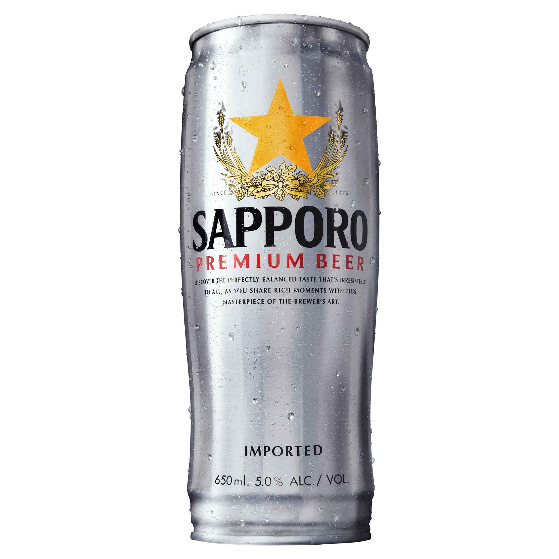 Sapporo Premium Beer 5% 355ml Bottle