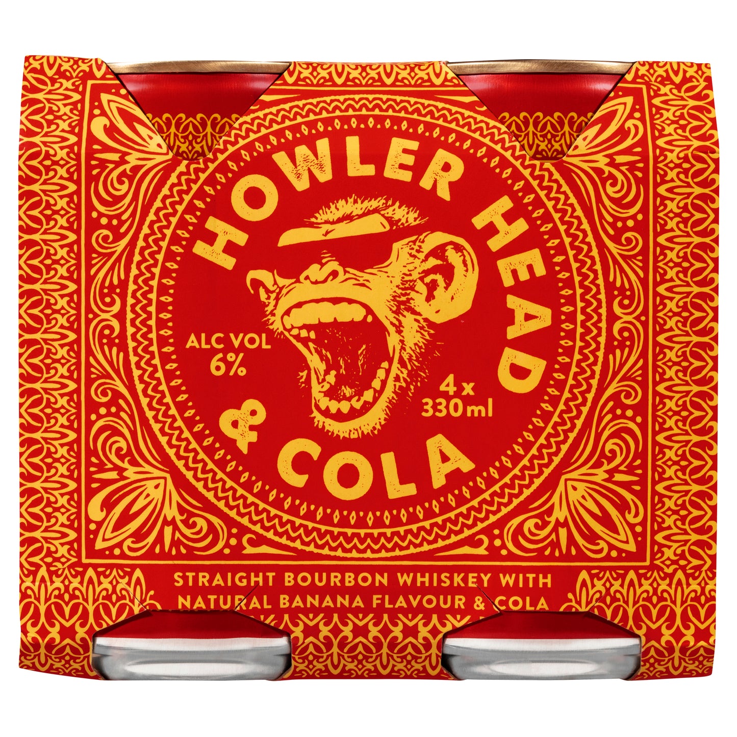 Howler Head & Cola 6% Can 330ml 1/4pk