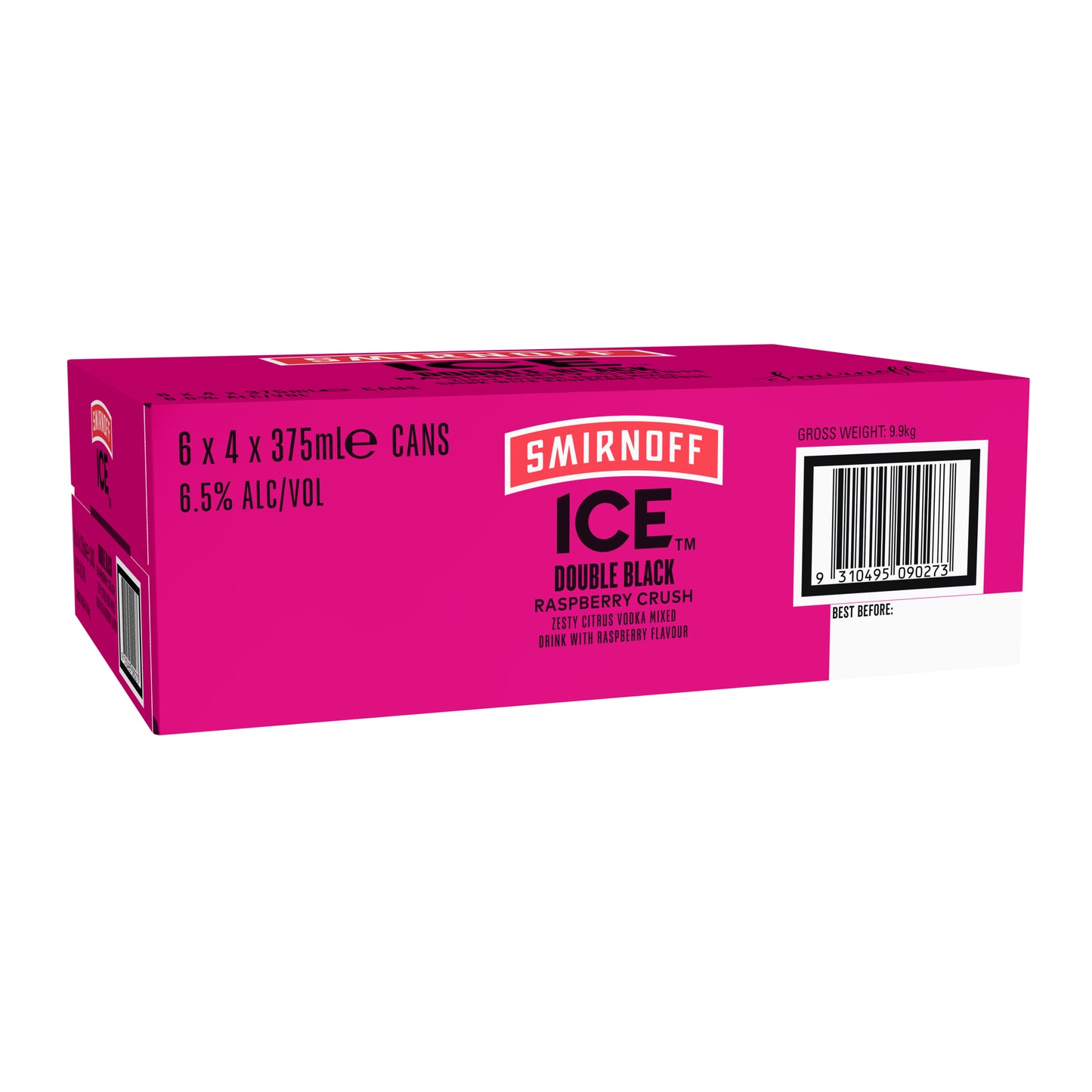 Smirnoff Ice Double Black Raspberry 6.5% 375ml Can