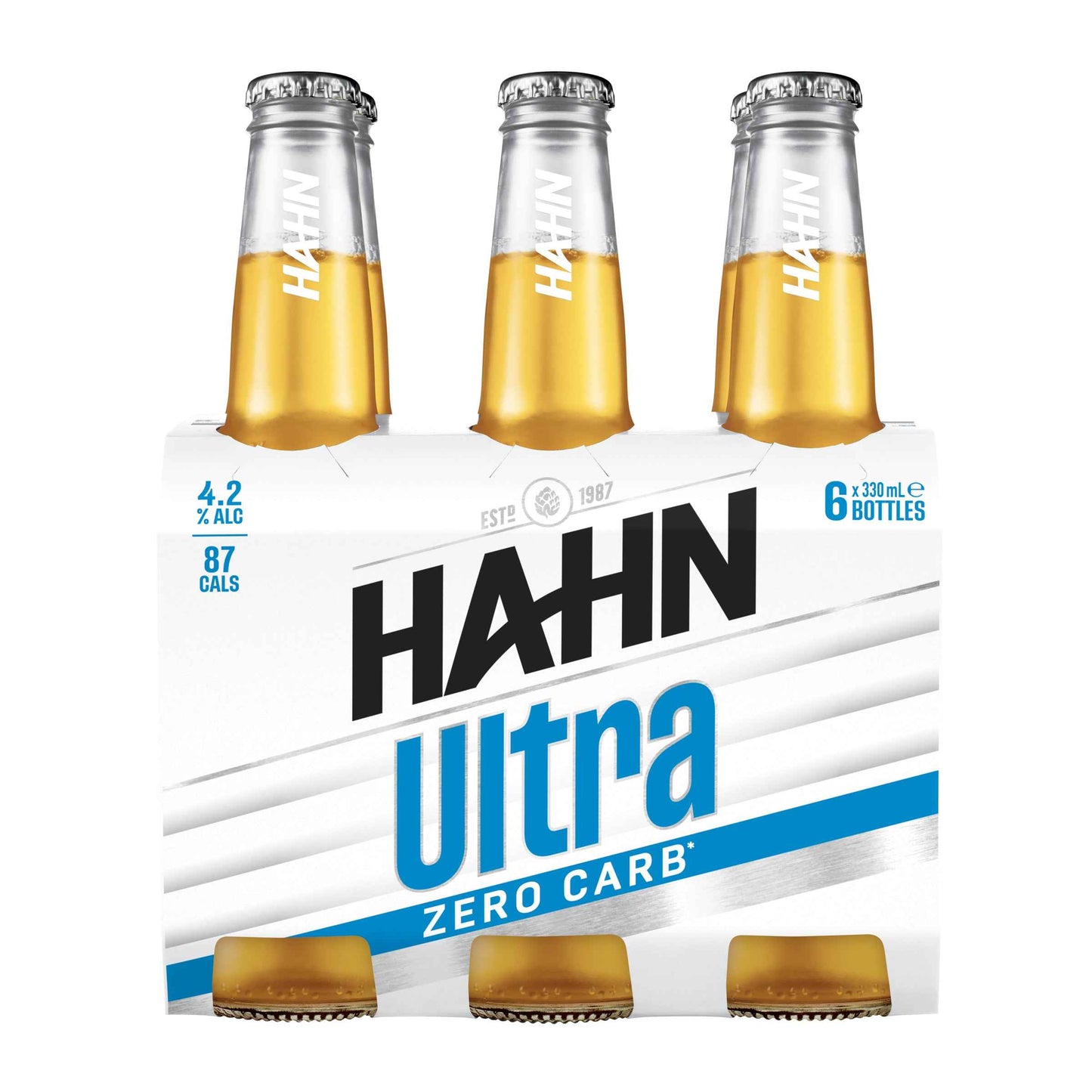 Hahn Ultra Crisp Zero Carb 4.2% 330ml Bottle